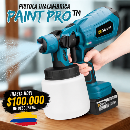 PISTOLA INALÁMBRICA PAINTPRO™ - KIT 2 BATERÍAS EXTRA + ESTUCHE RIGIDO 🎁